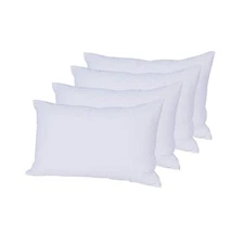 Standard Pillow Protector with Zipper 4 Pack,Waterproof Pillow Covers Encasem...