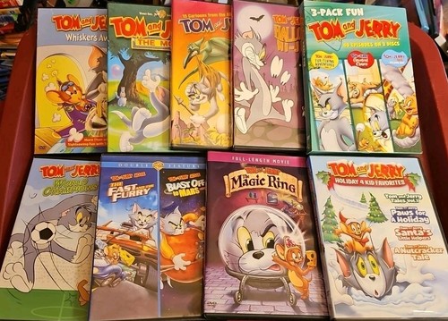TOM AND JERRY (12 DVD Lot) Mars, Magic Ring, Holidays, Chases FREE SHIPPING! - Picture 2 of 2