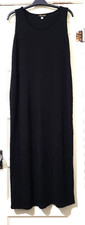 FLASH SALE! Womens High Point New York size LARGE STRETCHY LONG Maxi Dress Black
