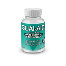 GUAI-AID 100 600mg Guaifenesin Caplets “for All-Day Everyday Mucus Relief” Co...