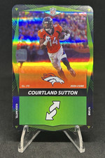Courtland Sutton - Pro Bowl WR - Green FOIL - 2024 Uno Elite NFL Core - # 170