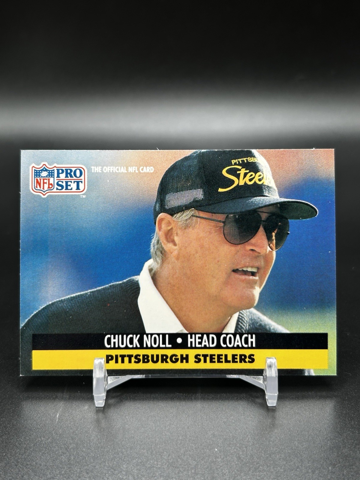 1991 Pro Set #279 Chuck Noll Head Coach Pittsburgh Steelers