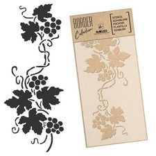 Reusable Stencil - Border - Stripe // GRAPES - VINE