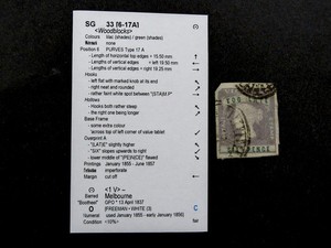 nystamps British Australian States Victoria Stamp # SG33 Used £300 L10y1508