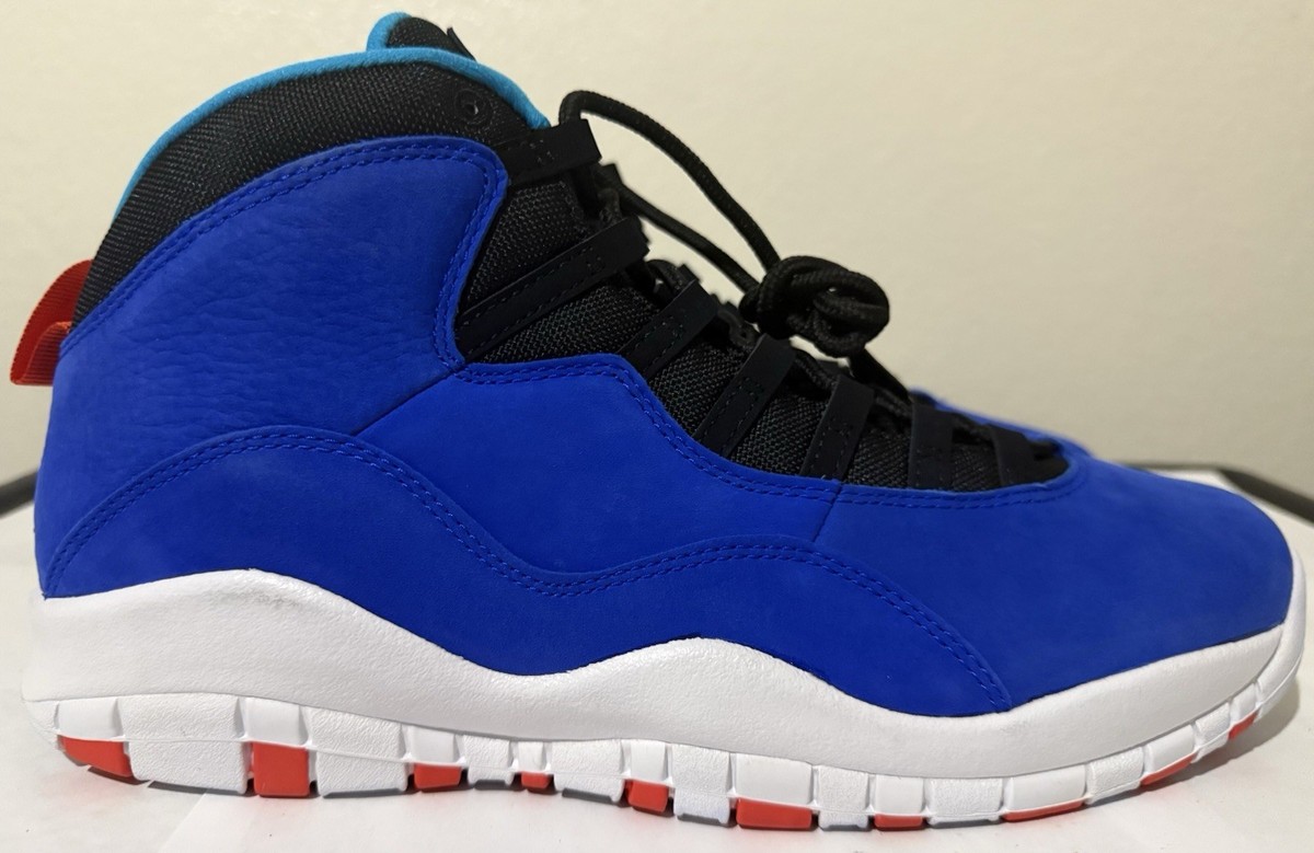 Nike Air Jordan 10 Tinker Racer 2018 Blue Mens 10 Nike Jordan 10 X Retro Tinker Racer Blue Sneakers Men main image 3