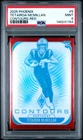 2025 PANINI PHOENIX CONTOURS RED #5 TETAIROA MCMILLAN ROOKIE RC 118/249 PSA 9
