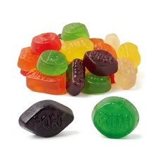 Caramelos de gomas de vino surtidos - dulces suaves masticables con sabor a fruta para fiesta y vacaciones