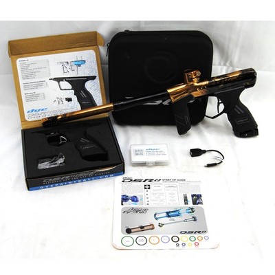 Used Dye Paintball DSR+ w/ Mech Frame Speedball Gun Marker Blackout Copper
