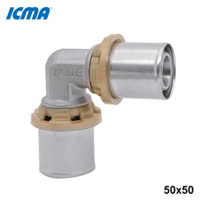 ICMA 403 - Raccord à sertir 50x50 SEMPITER® courbe double