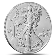 2025 (P) 1 oz Eagle Privy American Silver Eagle Coin (BU)