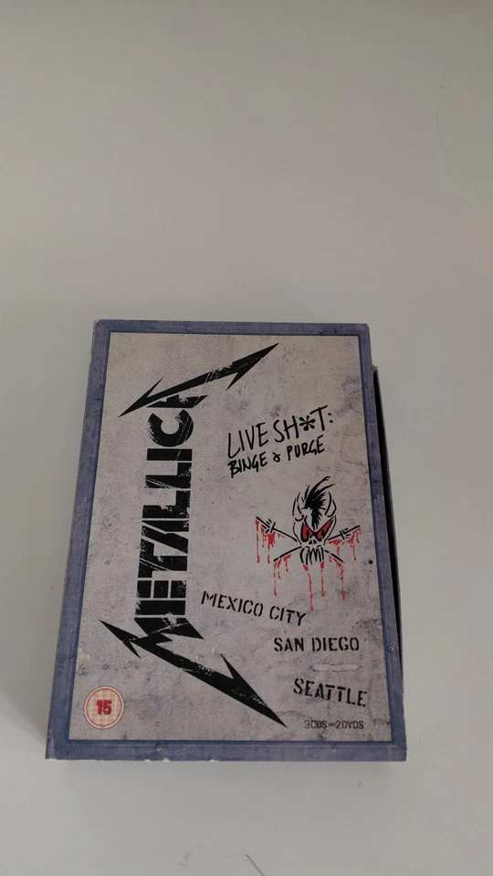 METALLICA - Live Shit: Binge & Purge (Mexico City) ORIGINAL 1993 3 x CD 2 x DVD - Bild 2 von 3