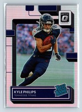 2022 Donruss Optic Kyle Phillips (RC) Rated Rookies Holo Prizm Titans 