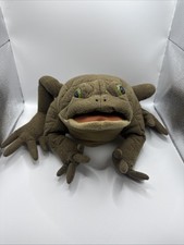 Folkmanis Folktails Bullfrog Hand Puppet Large Toad Full Body Realistic