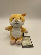 Steiff Happy Hamster Plush Stuffed Animal Very Rare HTF Lovey Mini 5 Toy Soft