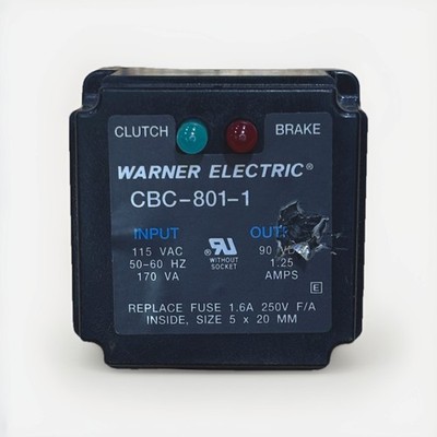 Warner Electric CBC-801-1 Clutch Brake Control 115VAC/90VDC