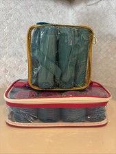 Lot 2Hair Roller Curler Sets wStorage Cases Soft Wrap Missing Pieces