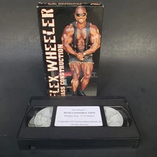 Flex Wheeler - Mass Construction (1997 VHS) Pro Bodybuilder Bodybuilding Rare