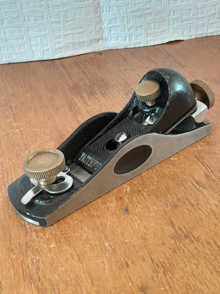 60 1/2 Adjustable Mouth Low Angle Block Plane Faithfull - Image 1 of 4