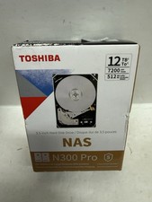 NEW Toshiba N300 Pro 12TB NAS Hard Drive SATA 3 6Gb/s 7200 RPM 512MB Cache