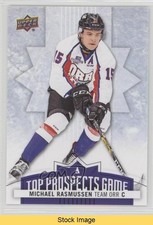 2017-18 Upper Deck CHL Top Prospects Game Michael Rasmussen #TP12 READ y6m