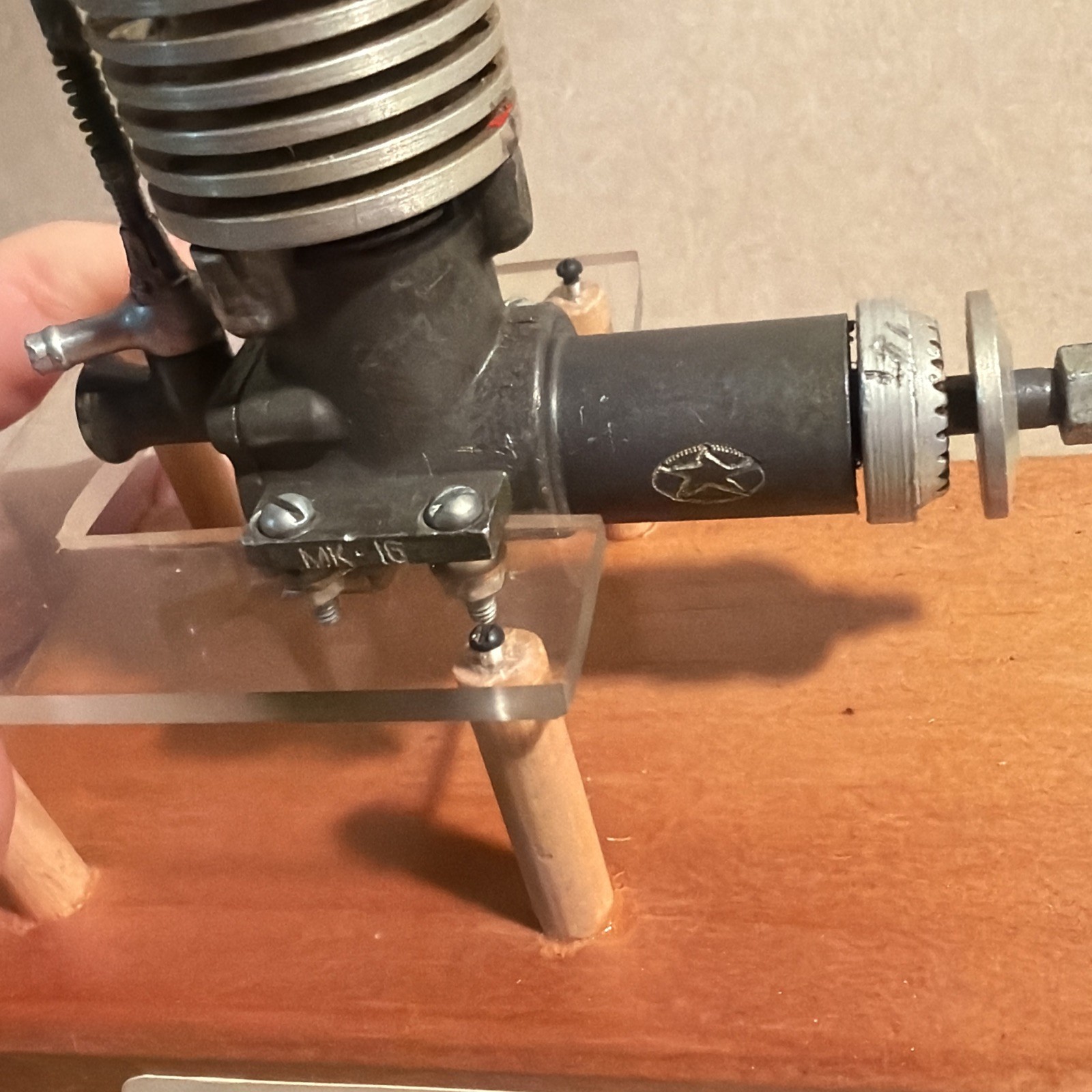 vintage Soviet-era MK-16 1.5 cc model diesel airplane engine | eBay