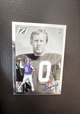 2024 Panini Zenith - Idols J.J. McCarthy, Fran Tarkenton #9 (RC)