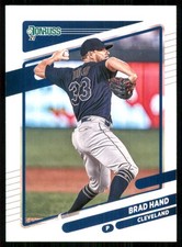 2021 Donruss #138 Brad Hand Cleveland Indians 52991