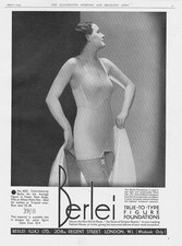 BERLEI Corset Makers, Regent Street London - Vintage Advertisement 1933