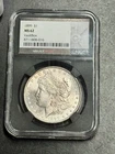 1899 P Morgan Silver Dollar Graded NGC MS62 Stunning BU Key Date Coin (1699)