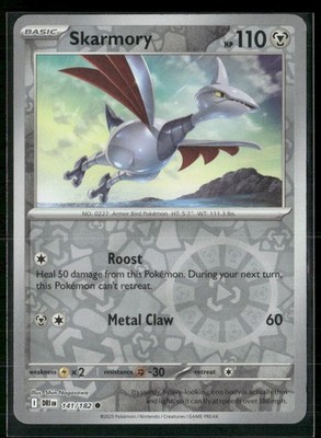 Skarmory SV10: Destined Rivals 141/182 Reverse Holo NM