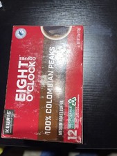 Eight O'Clock 100 Colombian Peaks Medium Roast Coffee K-Cup Pods - Pack of 12
