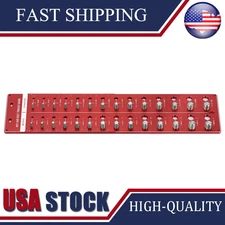 28 Nut and Bolt Thread Checker Thread Identifier Gauge Inch and Metric Screw