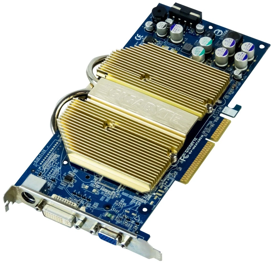 Graphic Card GIGABYTE Nvidia Geforce 6800 Vpu 128MB GV-N68128DH - Image 2 of 2