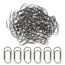 100 Pieces Of Staples, Small And Cute Mini Staples, 15mm, Black Nickel
