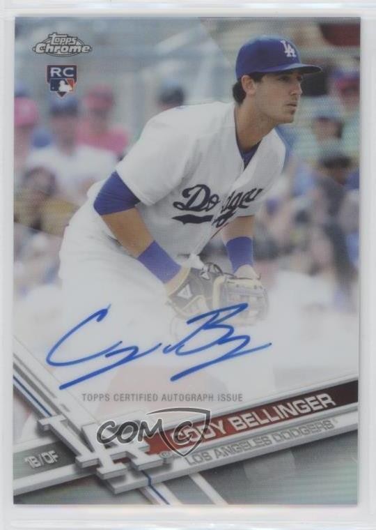 2017 Topps Chrome Rookie Refractor 236/499 Cody Bellinger #RA-CB Auto RC 0t9q