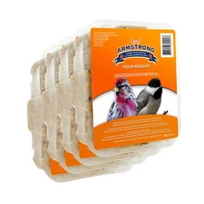 Armstrong Wild Bird Food Four Season Suet Cake, 11.3oz (Pack of 4)