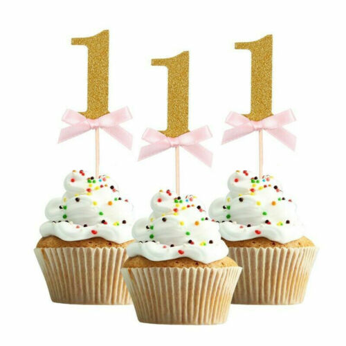 Centro de mesa de panal de oro rosa para niñas primer cumpleaños 14" NUEVO - Imagen 4 de 4