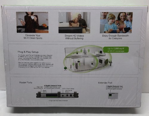 Amped Wireless B1912 Ultra Fast Wi-Fi Router and Range Extender Bundle - Picture 2 of 5