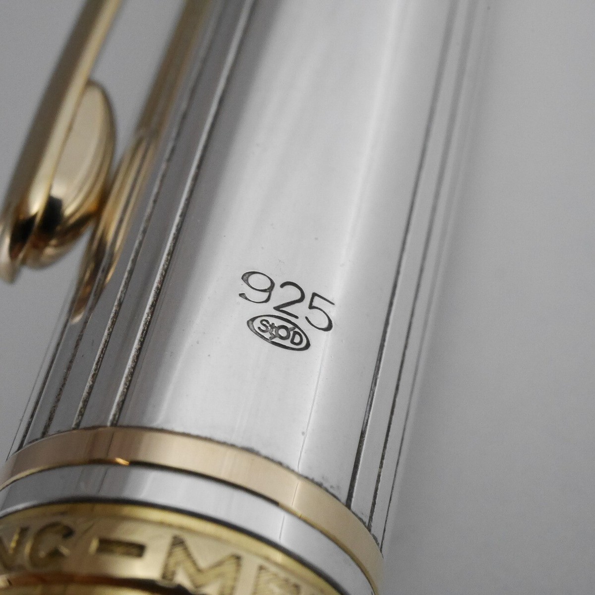 Montblanc Meisterstuck Solitaire Sterling Silver Pinstripe