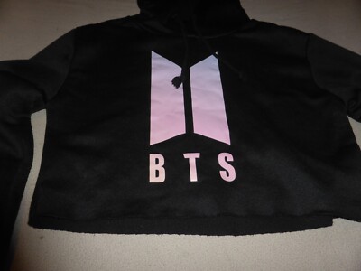 BTS JUNG COOK #97 SWEATSHIRT CROP TOP YOUTH PULLOVER K-POP HOODIE