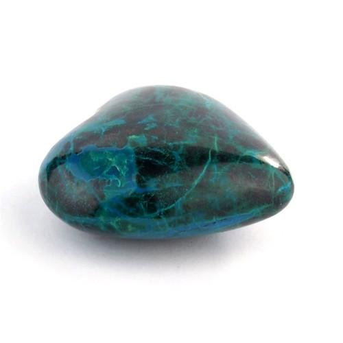 großes Herz Chrysokoll aus Peru Ø ca. 57 mm AAA - Qualität 100 % Handarbeit 11 - Bild 2 von 3