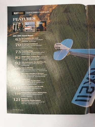 2002 AOPA Pilot Magazine January Thru Dec (Complete Year) - Picture 5 of 12