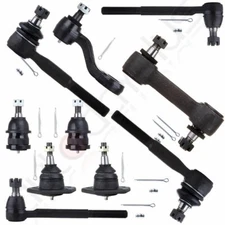 For Chevy Blazer RWD & C10 Pickup 10Pcs Front Ball Joints Idler Arm Tie Rods Kit