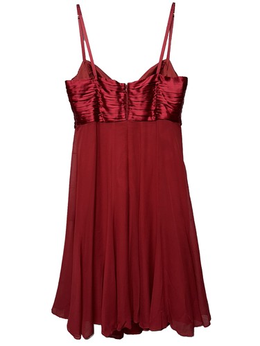 NWT Maggy London Chile Red Spaghetti Strap Dress Size 10 - Picture 5 of 18