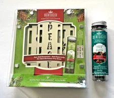 Scentsicles O Christmas Tree Scented Ornaments with 3 Special Ornament Holders