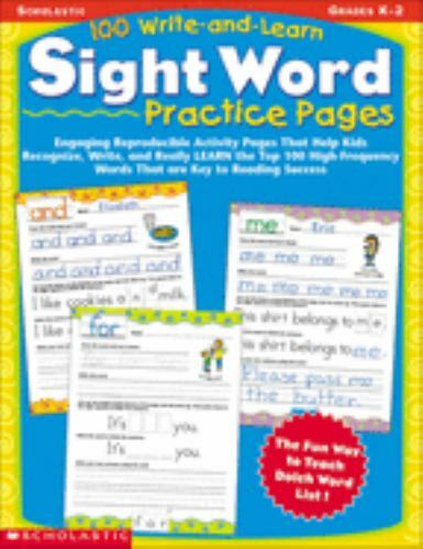 100 Write-And-Learn Sight Word Practice Pages : Engaging Reproducible... - Picture 1 of 1