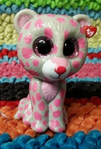 TY Beanie Boos Tasha Spotted Cat Mini Boo Hand Painted SERIES 2 Figurine | eBay
