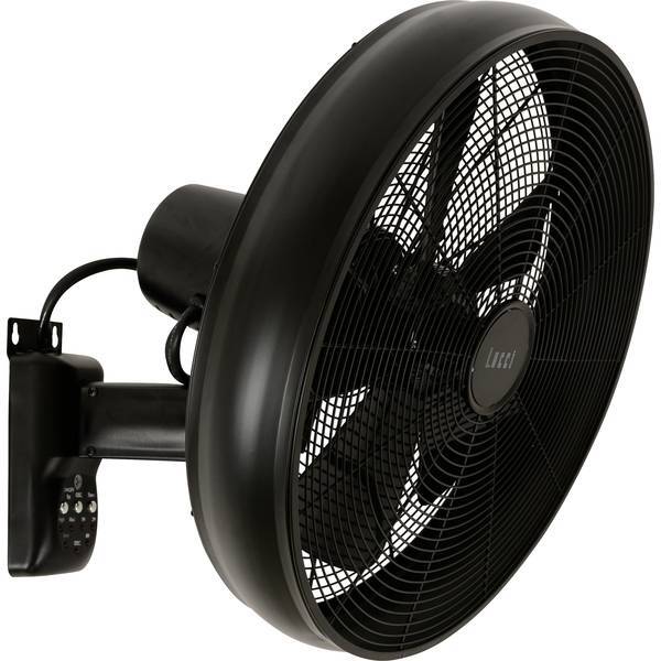 Lucci AIR 213124EU  BK Ventilatore a muro 50 W (Ø x A) 410 mm x 460 mm Nero