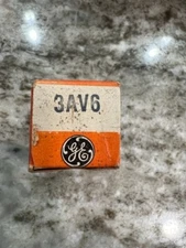 GE General Electric Electronic Tube 3AV6 NOS