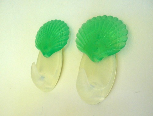 Gancho adhesivo autoadhesivo de plástico -Shell / tela de caballito de mar / soporte de percha de toallas - Imagen 11 de 12